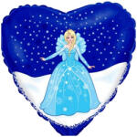 Flexmetal Balon folie inima Printesa Elsa Frozen 45 cm - articole-petreceri - 24,99 RON