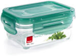 Ibili Caserola ermetica pentru alimente Ibili-Tritan, plastic, dreptunghi, transparent verde (IB-790402)