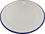 Ibili Platou servire Ibili-Blanca, otel emailat, 35x1.5 cm, alb albastru (IB-905535) Tava