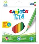CARIOCA Creioane colorate Carioca Tita Clasic 24 culori / set (APSKR088)