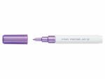 Pilot Marker cu vopsea Pintor Pilot 0.7 mm varf rotund EF Violet Metalic (PSW-PT-EFMV)