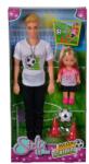 Simba Toys Set Simba Kevin si Evi o ora de antrenament (105733503) Papusa