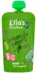 Ella's Kitchen Piure eco din brocoli, para si mazare, +4luni, 120g, Ella's Kitchen