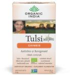 Organic India Tulsi Ceai de Ghimbir, 18 plicuri, Organic India