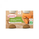 BabyBio Piure de cartofi dulci 4+ luni Bio, 2 x 130g, BabyBio