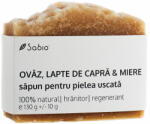 SABIO Sapun natural pentru pielea uscata cu ovaz + lapte de capra si miere, 130g, Sabio