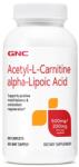 GNC ALA Acetil L-Carnitina 500mg si Acid Alfa Lipoic 200mg, 60 tablete, GNC