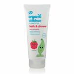 Green People Gel de dus si spuma de baie bio cu fructe de padure pentru copii, 200ml, Green People