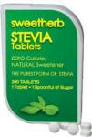 Sweetly Indulcitor cu extract de stevia, 200 tablete, Sweetly
