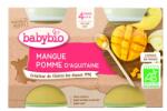 BabyBio Piure de mere si mango Bio, 2 x 130g, BabyBio