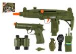 Teddies Pistol mitralieră cu volantă + pistol din plastic pliabil cu accesorii (TD00850951)