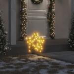 vidaXL karácsonyi csillag fénydekoráció 3 cövekkel 50 LED 29 cm (357726)