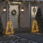vidaXL karácsonyi fa fénydekoráció cövekkel 115 LED 90 cm (357727)