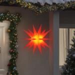 vidaXL 3 db összecsukható piros karácsonyi lámpa LED-del 100 cm (3190447)