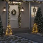 vidaXL karácsonyi fa fénydekoráció 80 LED 60 cm (357728)
