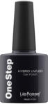 Lila Rossa Oja semipermanenta, Lila Rossa, OneStep, 3 in 1, 125 dark gray, 7 ml