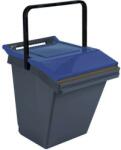 VEPA BINS Easytech hulladékelválasztó tartály, 40 l, kék/fekete
