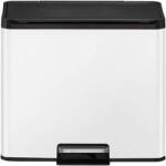EKO Essential Recycler Step Bin pedálos szemetes, 20+9 l, fehér