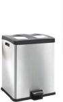 EKO Rejoice Step Bin szemetes, 2x30 l, matt rozsdamentes acél