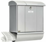 Burg Wächter OlympSet 91600 SI extra nagyméretű kerítésen kívüli postaláda újságtartóval (BW32610)