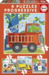 Educa Puzzle Educa 4 in 1 - Rescue Patrol (EDU17144) Puzzle