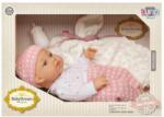 Luna Baby Dream: Csecsemőbaba pink ruhában kiegészítőkkel 35 cm-es (000622439)