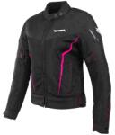 RSA Jachetă de motocicletă pentru femei RSA Bolt negru, alb și roz (RSABUBOLTBWPD)