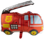 Mezőfi Team Kft Tűzoltóautó, 60 X 45 cm, fólia lufi, csomagolt