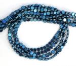  Hematit Colorat Albastru Disc 4x4x2 mm - Margele Pietre Semipretioase pentru Bijuterii