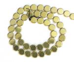  Hematit Colorat Galben Disc 5, 5-5, 9 x 5, 5-5, 9 x 3 mm - Margele Pietre Semipretioase pentru Bijuterii