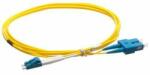 Linkeasy LCU-SCU-SM-2M-D Duplex patch kábel 2 x SC/UPC + 2 x LC/UPC csatlakozóval, duplex core 9/125 LSZH, 2m (LCU-SCU-SM-2M-D) - digipont