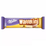 Milka Waffelini alpesi tejcsokoládéval mártott tejes krémes ostya-31g - kamraellato