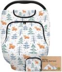 KeaBabies Есенно-зимно покривало за столче за кола KeaBabies - 0-13 kg, елхи (KB-WCSC-WIN)