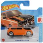 Mattel Hot Wheels: 1973 Honda Civic Custom narancssárga kisautó 1/64 - Mattel (5785/HKK67) - innotechshop