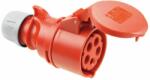 Pc Electric CEE Socket 16A 5pin Red