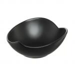 Ambition Tál salátás szív forma 15 cm fekete porcelán Salsa 94779 (94779)