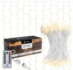 SPRINGOS Távirányítós fényfüggöny, 306 led-es csillagfüzér, meleg fehér (CL4001)