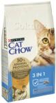 Cat Chow 3 in 1, komplex táp 15kg