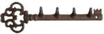 Esschert Design Öntöttvas kulcstartó fogas, 4 akasztóval, 29 cm (LH149)