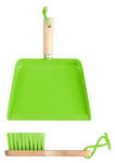 Esschert Design Gyerek seprű és lapát, zöld (KG185-Z)
