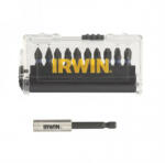 IRWIN TOOLS Impact Pro Bithegy készlet 10 részes 25 mm (2 x PZ1, 5 x PZ2, 3 x PZ3) + bithegy-tartó (IW6062503) - szerszamplaza
