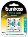 Uniross AAA/mikro tartós alkáli elem 1, 5 V (4 db) (LR03-UALKAAAPP4)