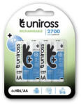 Uniross AA/ceruza akkumulátor 1, 2 V 2700 mAh (4 db) (UN4AA2700) - szerszamplaza