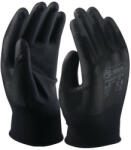 ROCK SAFETY /07 Mártott szerelőkesztyű FEKETE páronként csomagolva (9-PN800307)