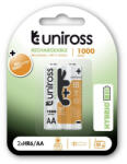 Uniross AA/ceruza akkumulátor 1, 2 V 1000 mAh (2 db) (UH2AA1000)