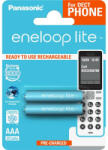 Panasonic lite AAA/mikro akkumulátor 1, 2 V 550 mAh (2 db) (BK4LCCE-2DE)