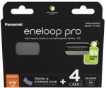 Panasonic PRO AAA/mikro akkumulátor + akkubox 1, 2 V 930 mAh (4 db) (BK4HCDEC4BE)