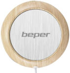 Beper Нагревател за чаши Beper P201UTP003, USB, Диаметър 10.5 см, Сив/кафяв (P201UTP003)