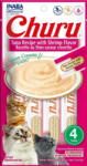 INABA Snack pentru pisică Churu Tuna cu aroma de creveti 4x14 g (EU115) - vexio