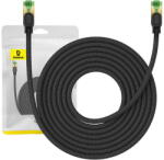 Baseus Braided network cable cat. 8 Ethernet RJ45, 40Gbps, 8m (black) (34234) - vexio